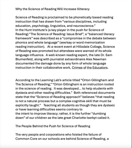 Science of Reading